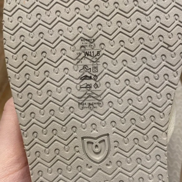 Rothy's Summer Sandal in White Sand [Size: 11.5] - Picture 6 of 6